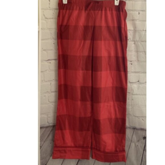 Checkered Plaid Pajama Set in Red Size 10 - Picture 2 of 4